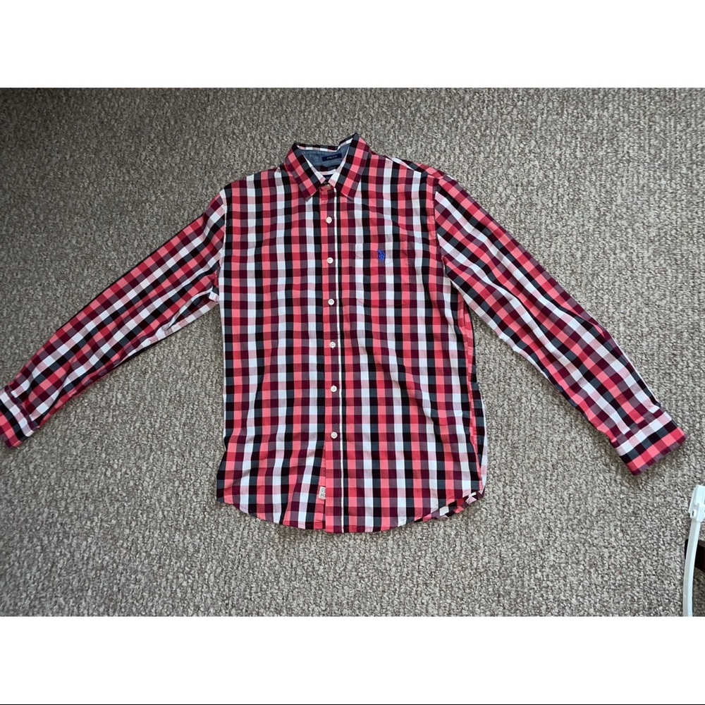 U.S. Polo Assn. Checked Button Down Shirt